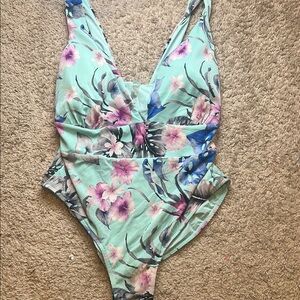 Floral One-Piece Swimsuit NWOT